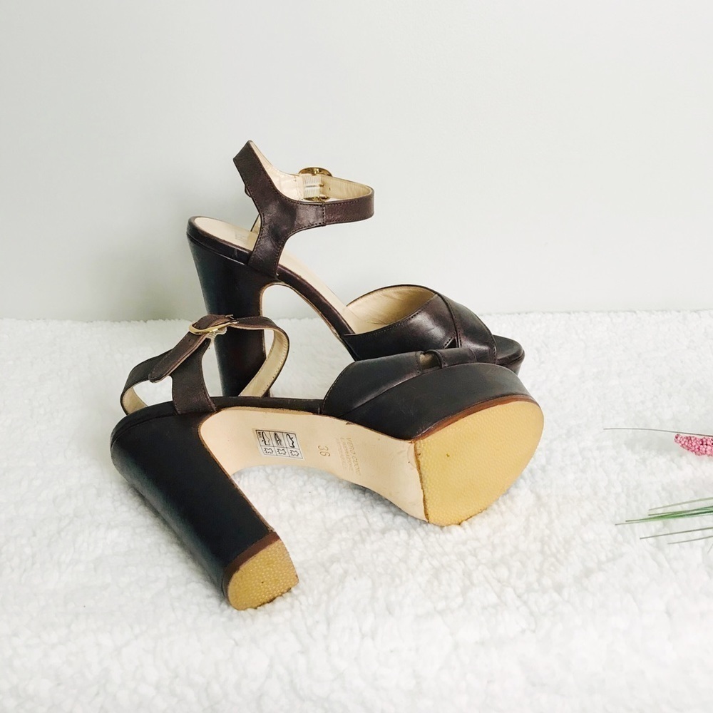 JFK Vero Cuoio Platform Sandals - Picture 2 of 8